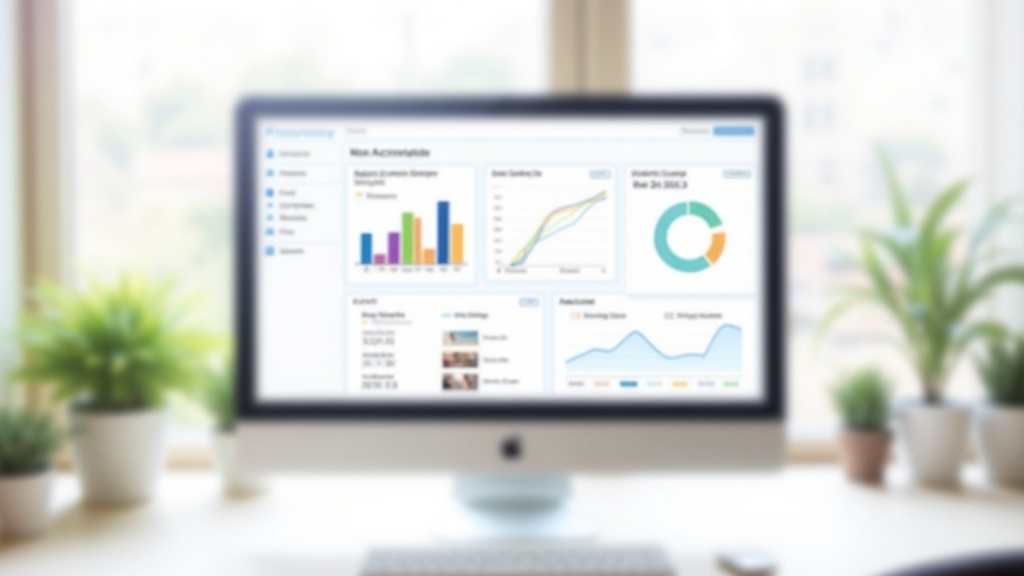 Screenshot of a real estate CRM dashboard with property listings and client follow-up tasks.